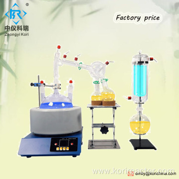 Laboratory short path distillation kit heating mantle